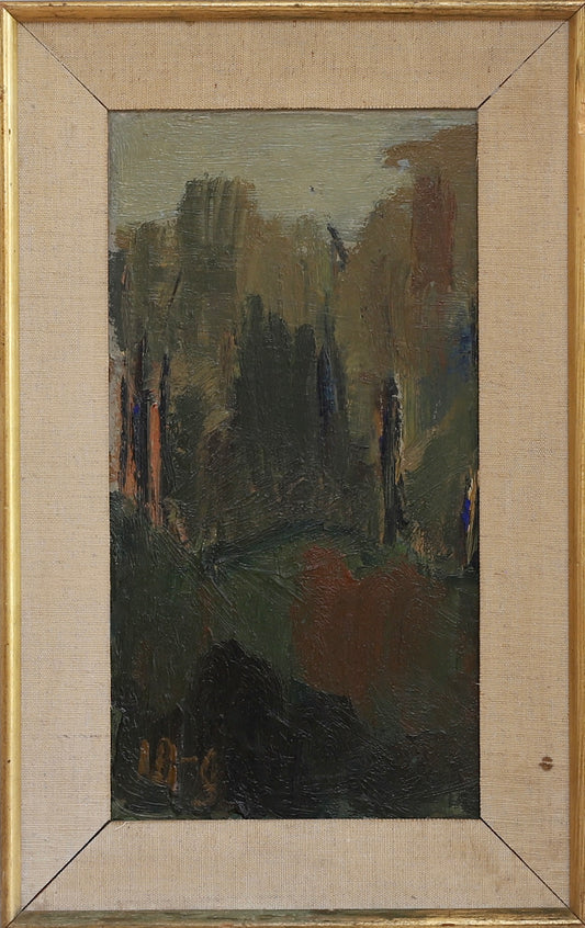 Vintage Art Room Mid Century Original Landscape from Sweden