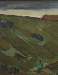 Load image into Gallery viewer, Mid Century Original Vintage Landscape Oil Painting from Sweden
