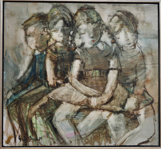 Swedish Vintage Oil Painting From Sweden By E Brandt