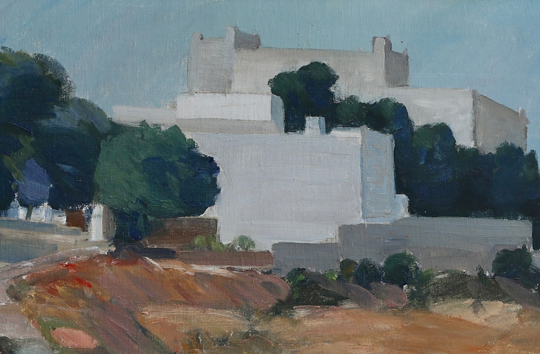 Vintage Oil Painting by T Nilsson from Sweden