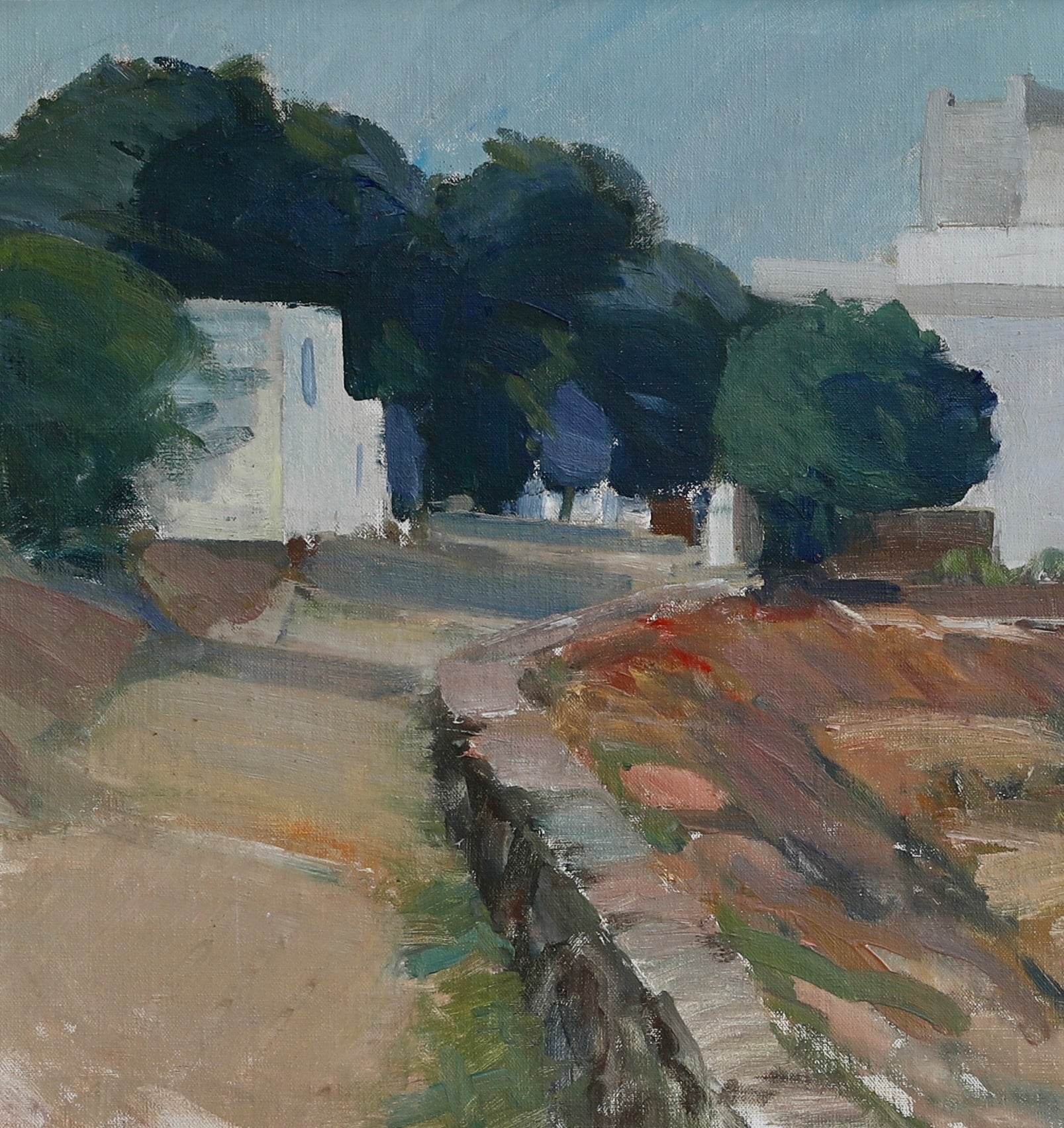 Vintage Oil Painting by T Nilsson from Sweden