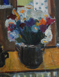Load image into Gallery viewer, Vintage Art Room Original interior Oil Painting Sweden 1950