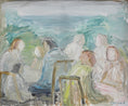 Load image into Gallery viewer, Mid Century Original Vintage Oil Painting from Sweden