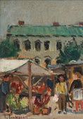 Load image into Gallery viewer, Mid Century Oil Painting From Sweden by G Isaksson