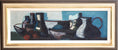 Load image into Gallery viewer, Mid Century Original Oil Painting From Sweden by K Christensen