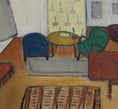 Load image into Gallery viewer, Vintage Mid Century Interior Oil Painting From Sweden