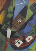 Load image into Gallery viewer, Mid Century Original Still Life Oil Painting from Sweden