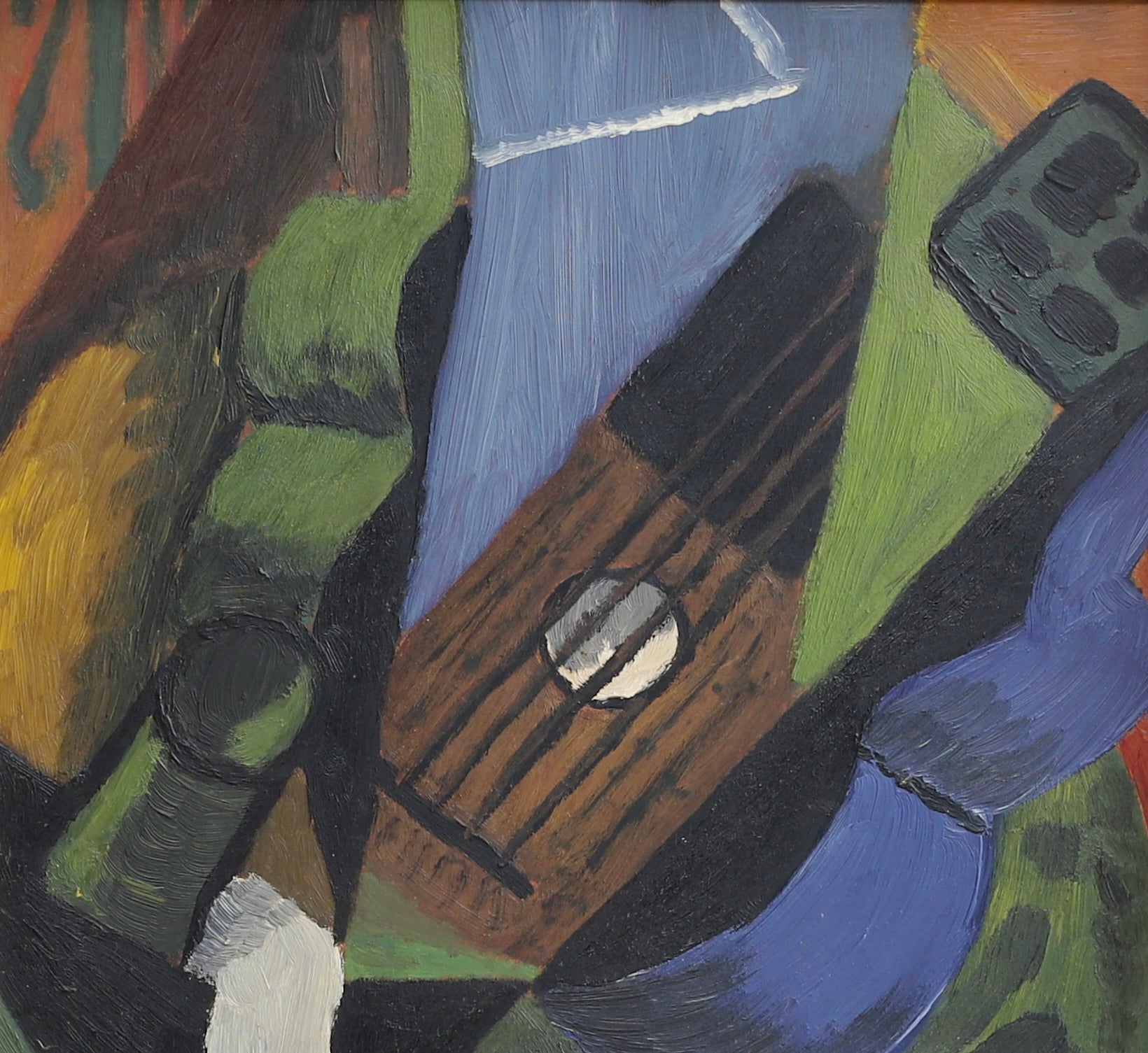 Mid Century Original Still Life Oil Painting from Sweden
