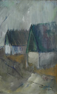 Load image into Gallery viewer, Original Vintage Farmhouse Oil Painting Sweden