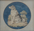 Load image into Gallery viewer, Mid Century Vintage Original Needlepoint of Dog from Sweden
