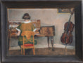 Load image into Gallery viewer, Vintage Art Room Original interior Oil Painting Sweden