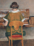 Load image into Gallery viewer, Vintage Art Room Original interior Oil Painting Sweden