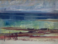 Load image into Gallery viewer, Mid Century Vintage Art Original Oil Painting From Sweden By C Viberg