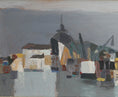 Load image into Gallery viewer, Vintage Art Room Mid Century Original Oil Painting from Sweden