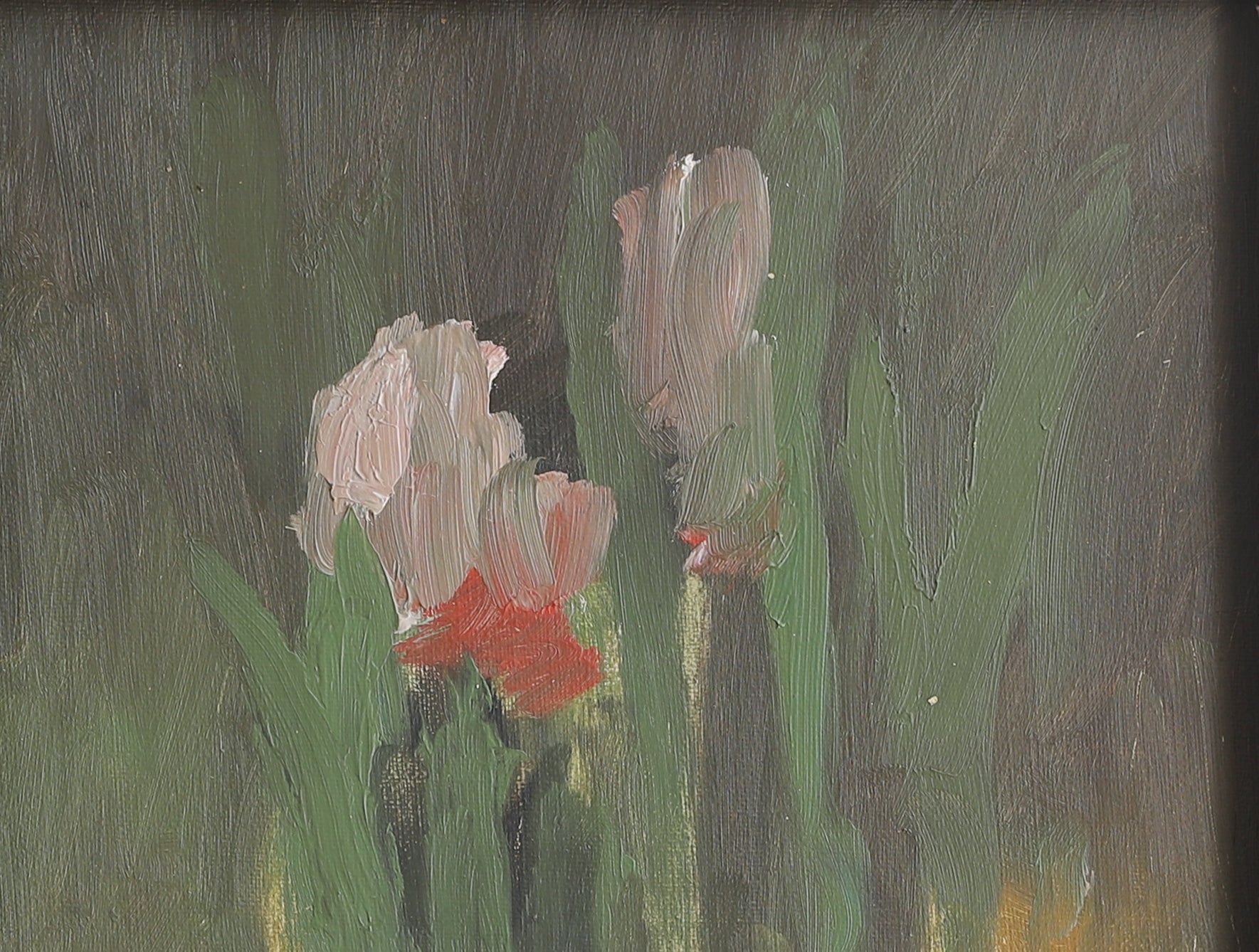 Vintage Mid Century Still Life of Tulips From Sweden