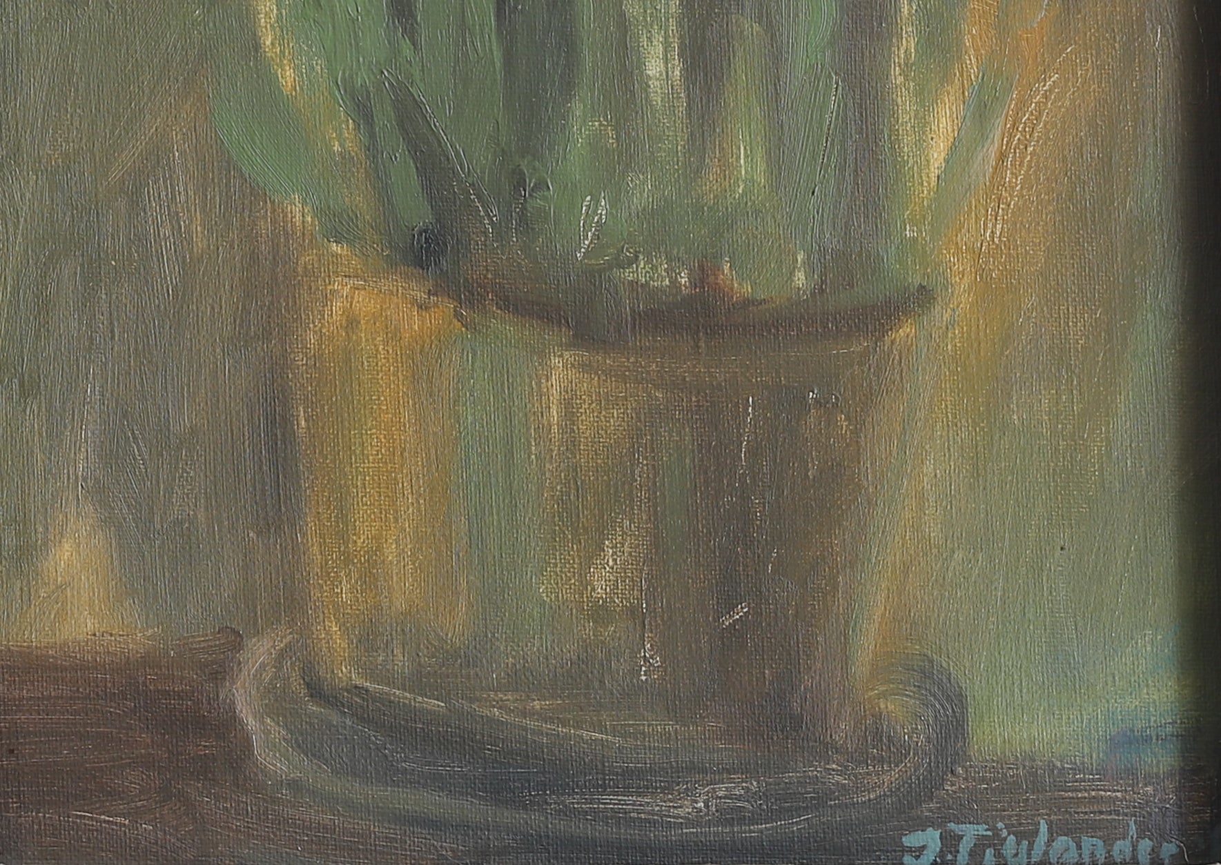 Vintage Mid Century Still Life of Tulips From Sweden