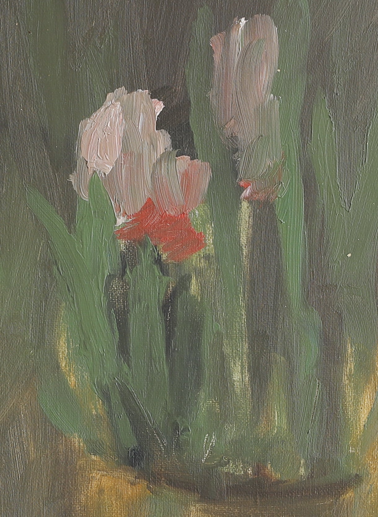 Vintage Mid Century Still Life of Tulips From Sweden