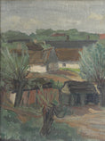 Load image into Gallery viewer, Vintage Art Original Landscape Oil Painting by H Lundström From Sweden