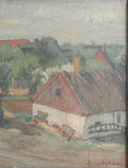 Load image into Gallery viewer, Vintage Art Original Landscape Oil Painting by H Lundström From Sweden