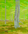 Load image into Gallery viewer, Mid Century Original Landscape Oil Painting from Sweden By E Persson
