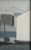 Load image into Gallery viewer, Original Coastal Oil Painting Vintage Mid Century Sweden