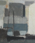 Load image into Gallery viewer, Original Coastal Oil Painting Vintage Mid Century Sweden