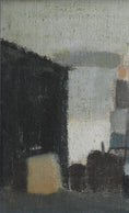 Load image into Gallery viewer, Original Coastal Oil Painting Vintage Mid Century Sweden