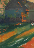 Load image into Gallery viewer, Vintage Art Original Farmhouse Oil Painting From Sweden
