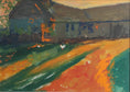Load image into Gallery viewer, Vintage Art Original Farmhouse Oil Painting From Sweden