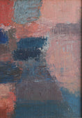 Load image into Gallery viewer, Mid Century Vintage Abstract Painting From Sweden