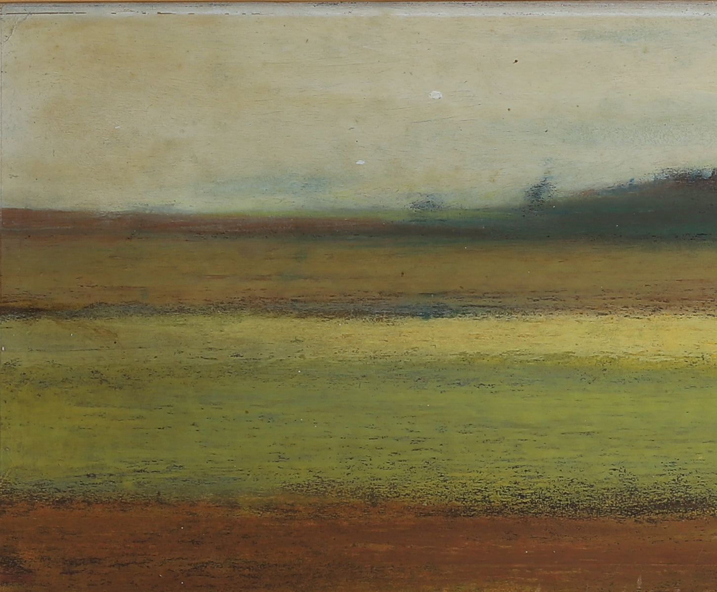 Vintage Mid Century Landscape Painting From Sweden