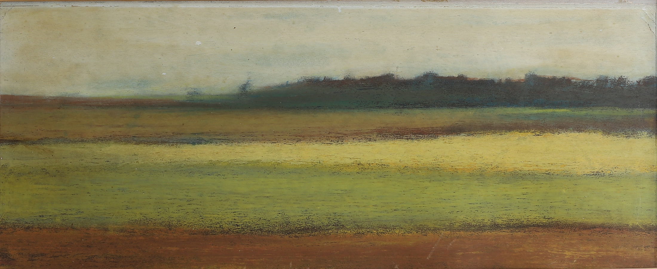 Vintage Mid Century Landscape Painting From Sweden