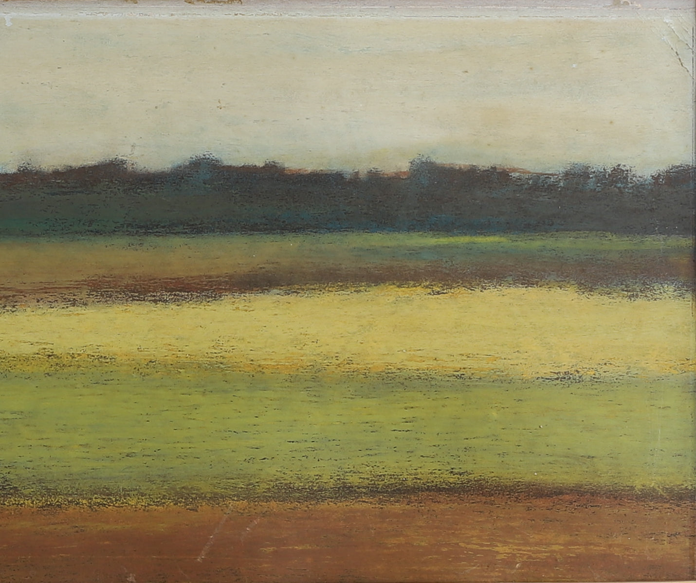 Vintage Mid Century Landscape Painting From Sweden