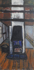 Load image into Gallery viewer, Vintage Art Room Original interior Oil Painting Sweden 1953