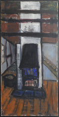 Load image into Gallery viewer, Vintage Art Room Original interior Oil Painting Sweden 1953