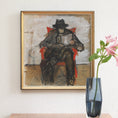 Load image into Gallery viewer, Vintage Art Room Mid Century Character Portrait from Sweden