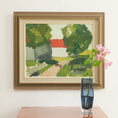 Load image into Gallery viewer, Vintage Mid Century Original Farmhouse Oil Painting from Sweden