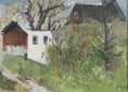 Load image into Gallery viewer, Vintage Art Room Mid Century Farmhouse Oil Painting