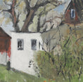 Load image into Gallery viewer, Vintage Art Room Mid Century Farmhouse Oil Painting