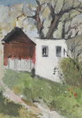 Load image into Gallery viewer, Vintage Art Room Mid Century Farmhouse Oil Painting