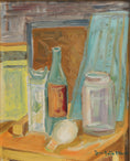 Load image into Gallery viewer, Vintage Original Mid Century Still Life Painting from Sweden