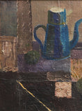 Load image into Gallery viewer, Vintage Mid Century Kitchen Still Life Original Oil Painting