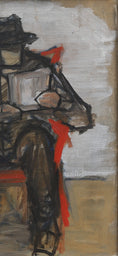 Load image into Gallery viewer, Vintage Art Room Mid Century Character Portrait from Sweden