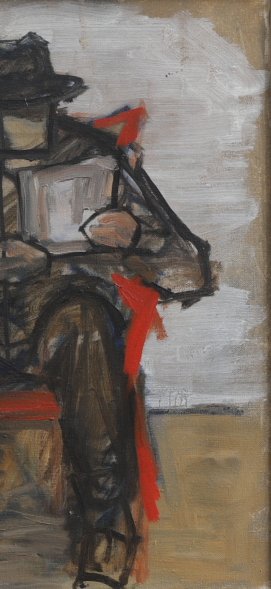Vintage Art Room Mid Century Character Portrait from Sweden