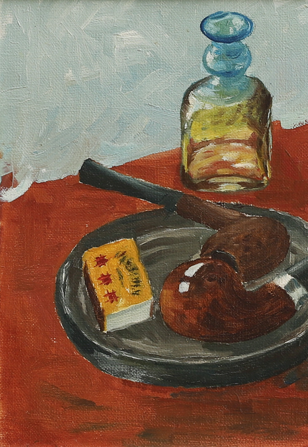 Vintage Mid Century Original Still Life Oil Painting