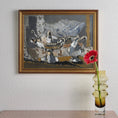 Load image into Gallery viewer, Mid Century Vintage Still Life Oil Painting