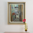Load image into Gallery viewer, Vintage Art Room European Original street Scene Oil Painting