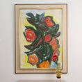 Load image into Gallery viewer, Mid Century Vintage Floral Oil Painting from Sweden