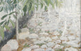 Load image into Gallery viewer, Vintage Mid Century Original Oil Painting "The Peach Tree" 1965