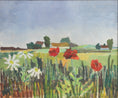 Load image into Gallery viewer, Vintage Mid Century Original Landscape Oil Painting from Sweden